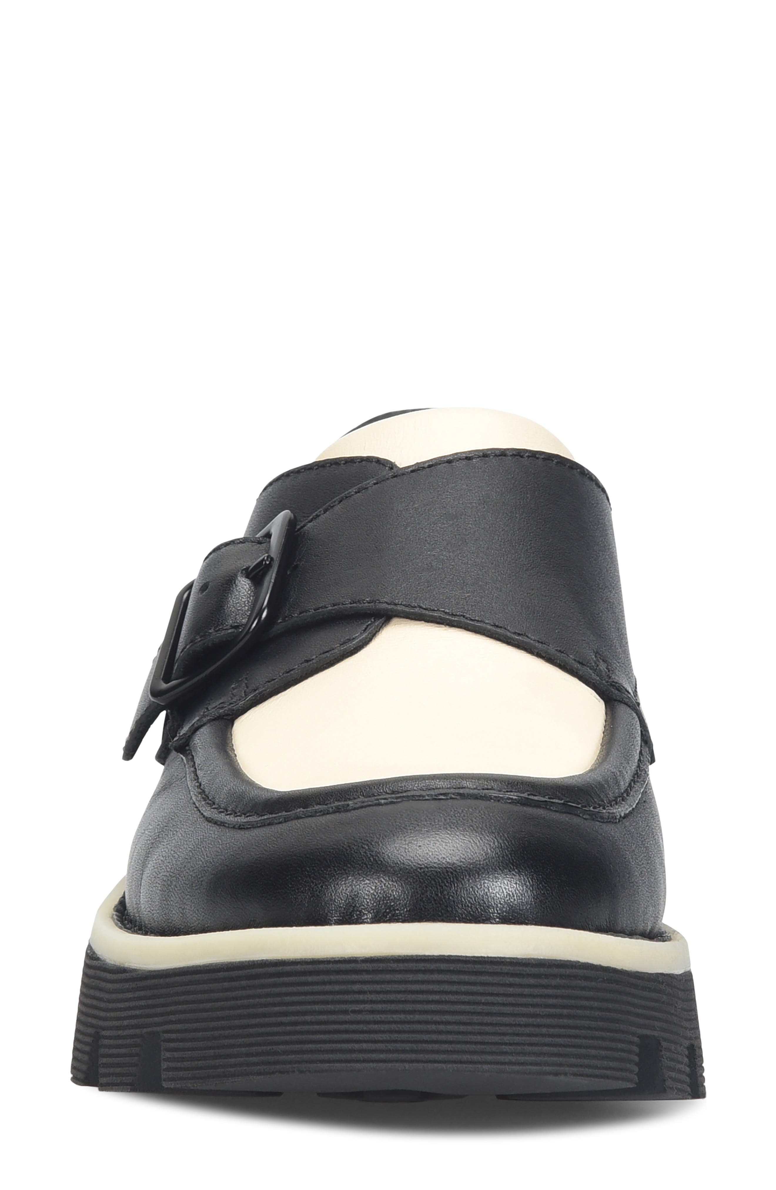 Børn Sammi Spectator Monk Strap Shoe, Alternate, color, Black Leather Combo