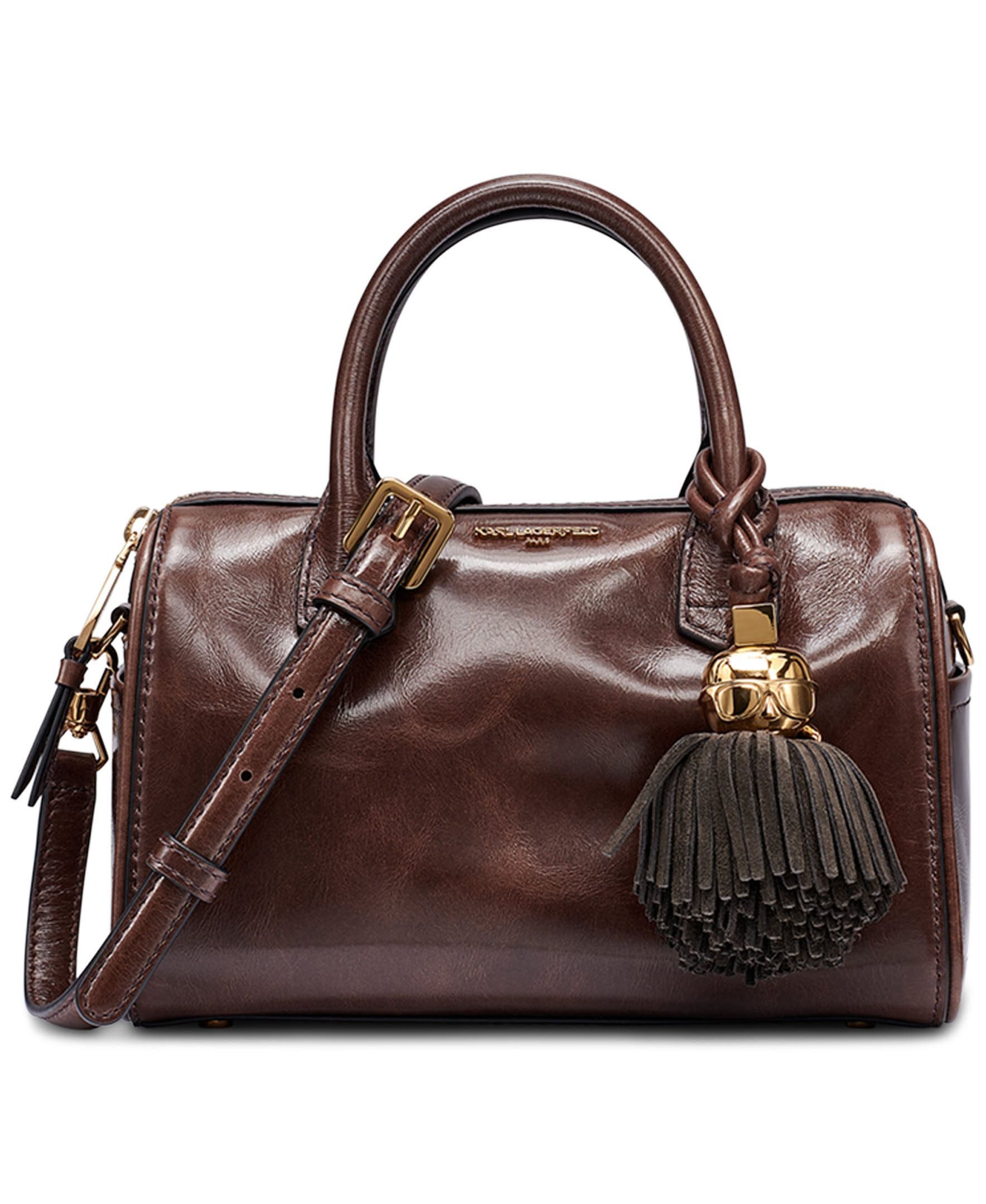 Perette Burnished Barrel Crossbody Bag, Main, color, Espresso