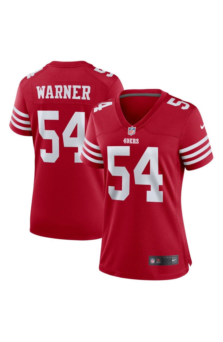 Nike Women's Nike Fred Warner Scarlet San Francisco 49ers Player Jersey, Alternate, color, Scarlet