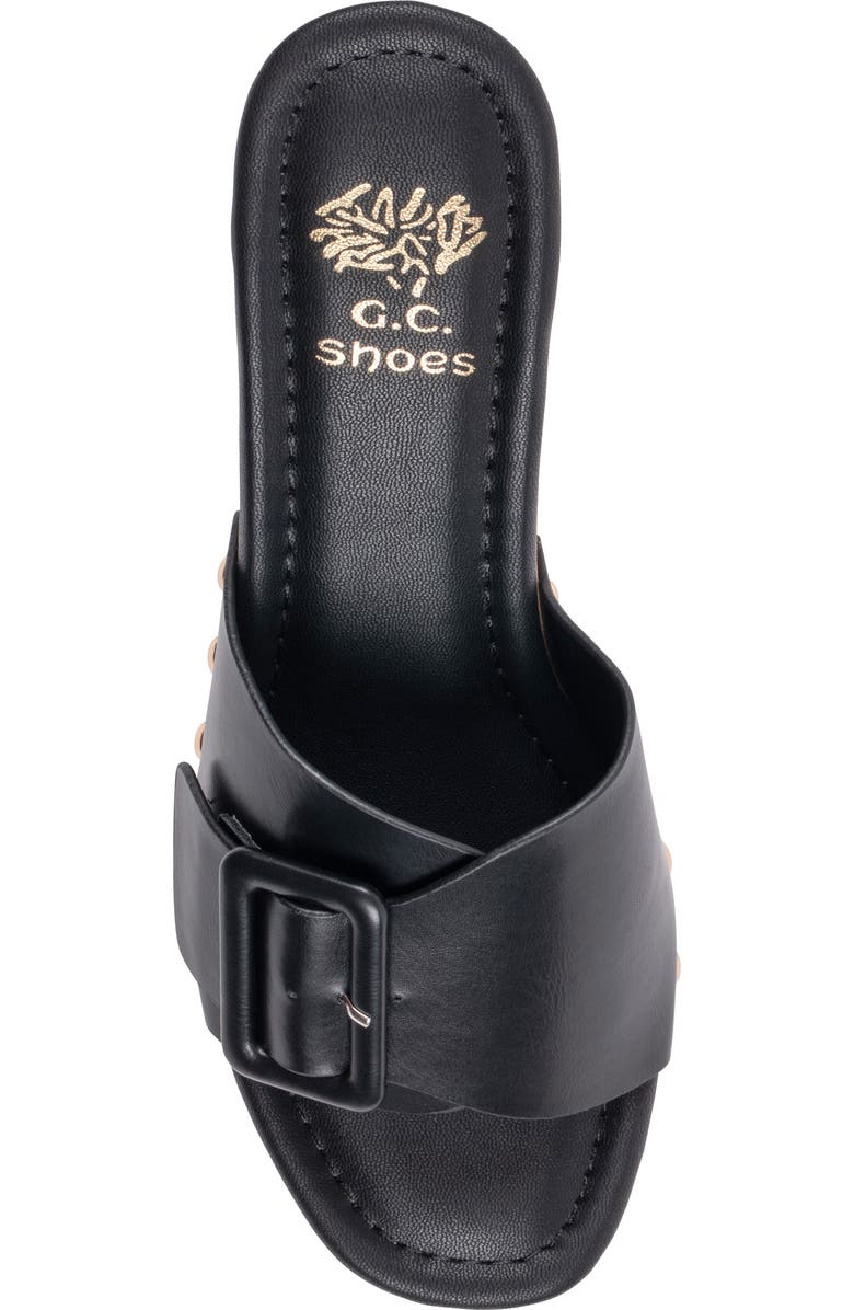 GOOD CHOICE NEW YORK York Buckle Platform Mule, Alternate, color, Black