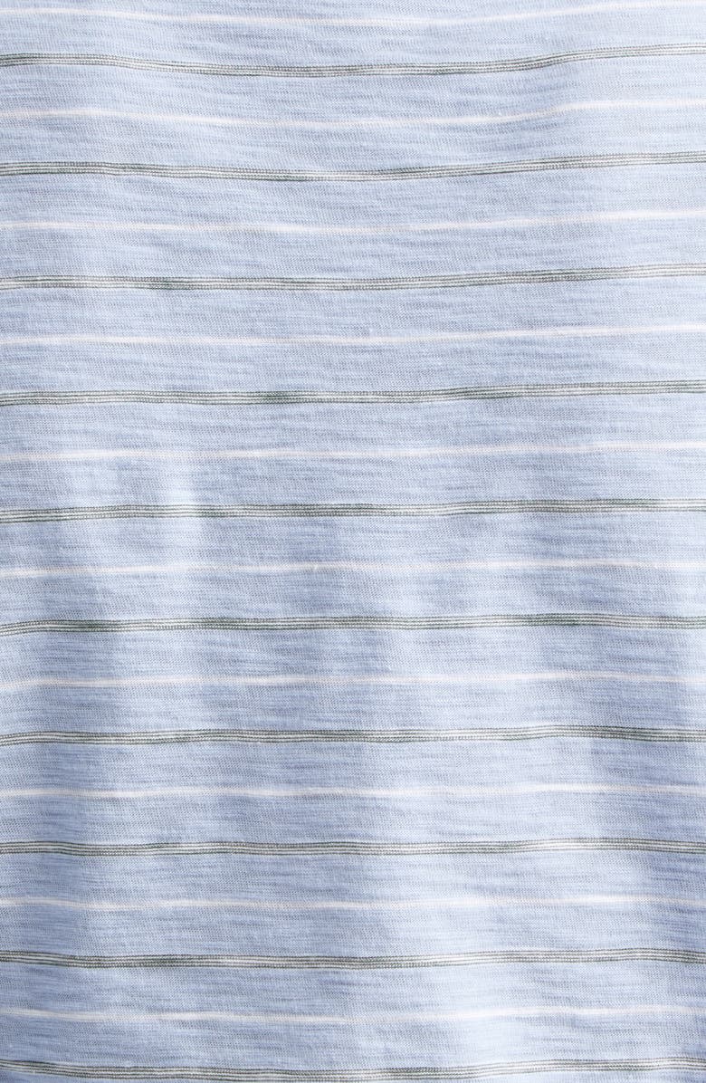 Veronica Beard Waldorf Puff Sleeve T-Shirt, Alternate, color, Ice Blue Multi