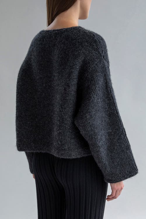 Sskein Momo Handknit Cardigan In Saddle
