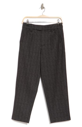 Wit & Wisdom 'ab'solution Skyrise Pleated Ankle Straight Leg Pants In Gray