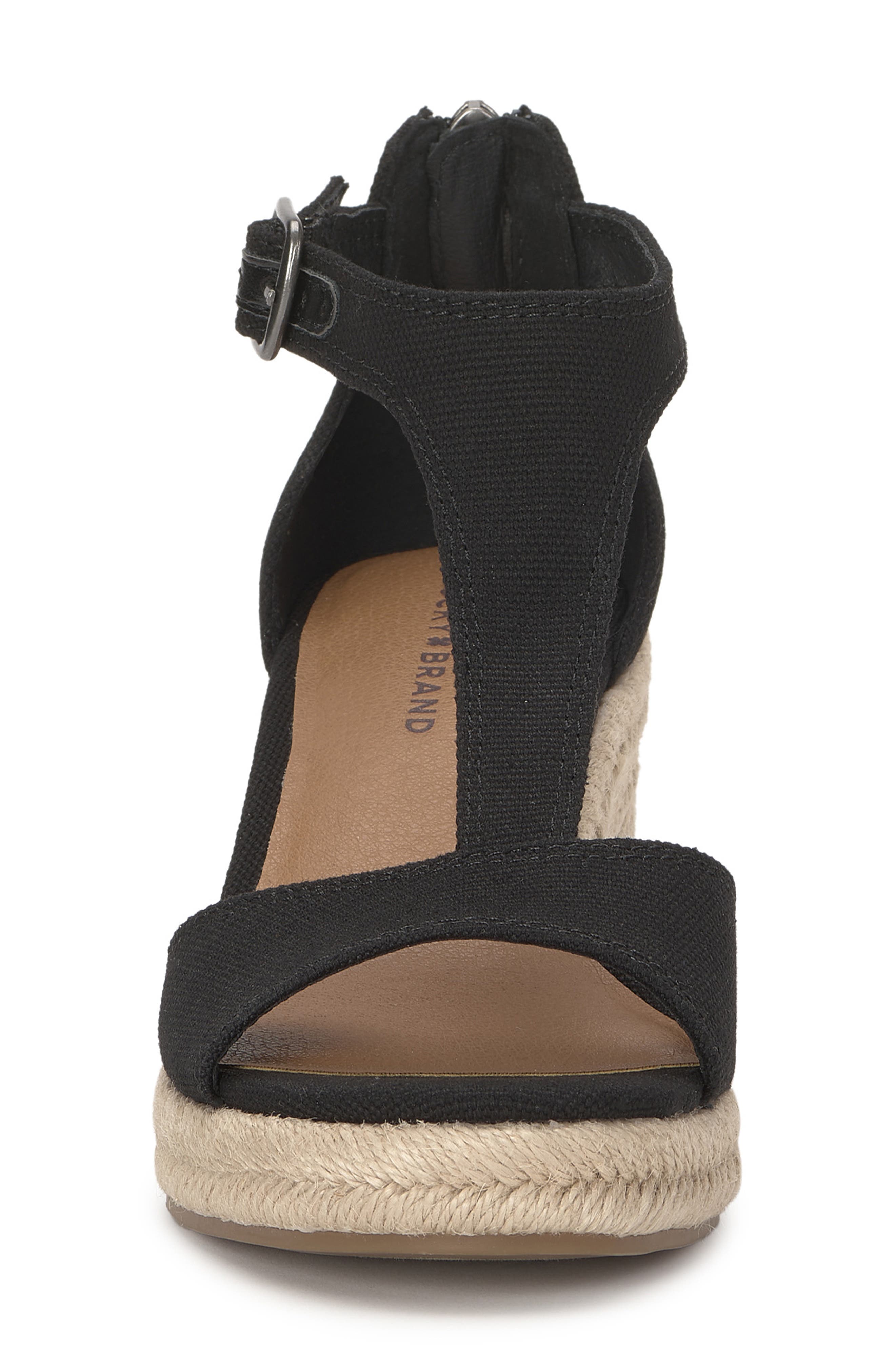 Lucky Brand Cyleste Platform Wedge Espadrille, Alternate, color, Black