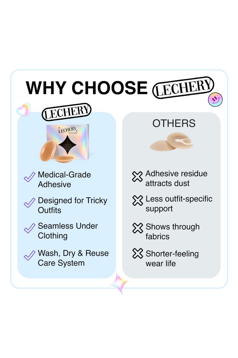Allstick Circle Adhesive Reusable Silicone Breast Petals Nipple Covers, Alternate, color, Chai