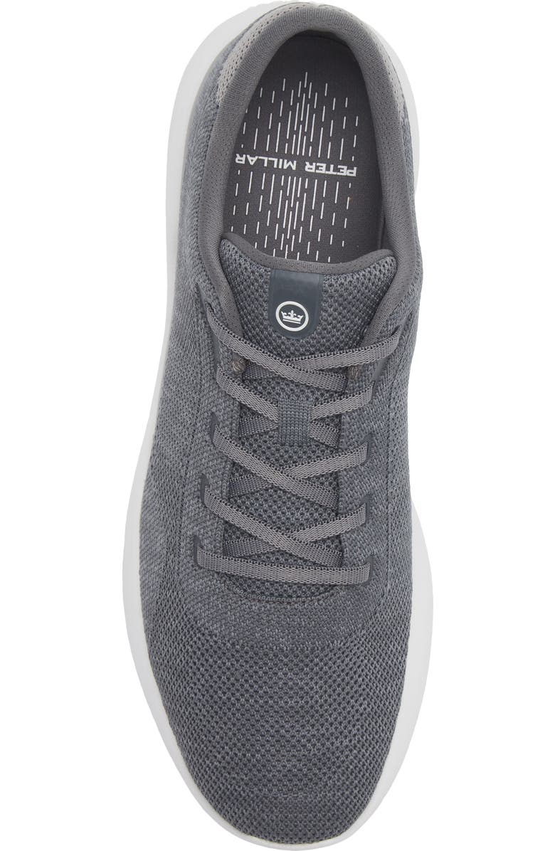 Peter Millar Glide v3 Knit Sneaker, Alternate, color, Iron