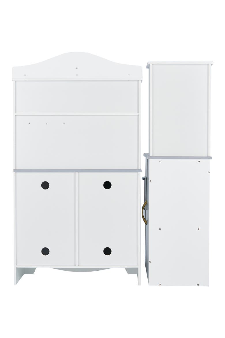 Little Chef Upper East Retro Kitchen Playset, Alternate, color, WHITE / GOLD