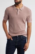 Robert Barakett Neo Short Sleeve Polo Sweater