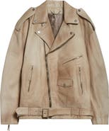 Golden Goose Gender Inclusive Journey Leather Jacket
