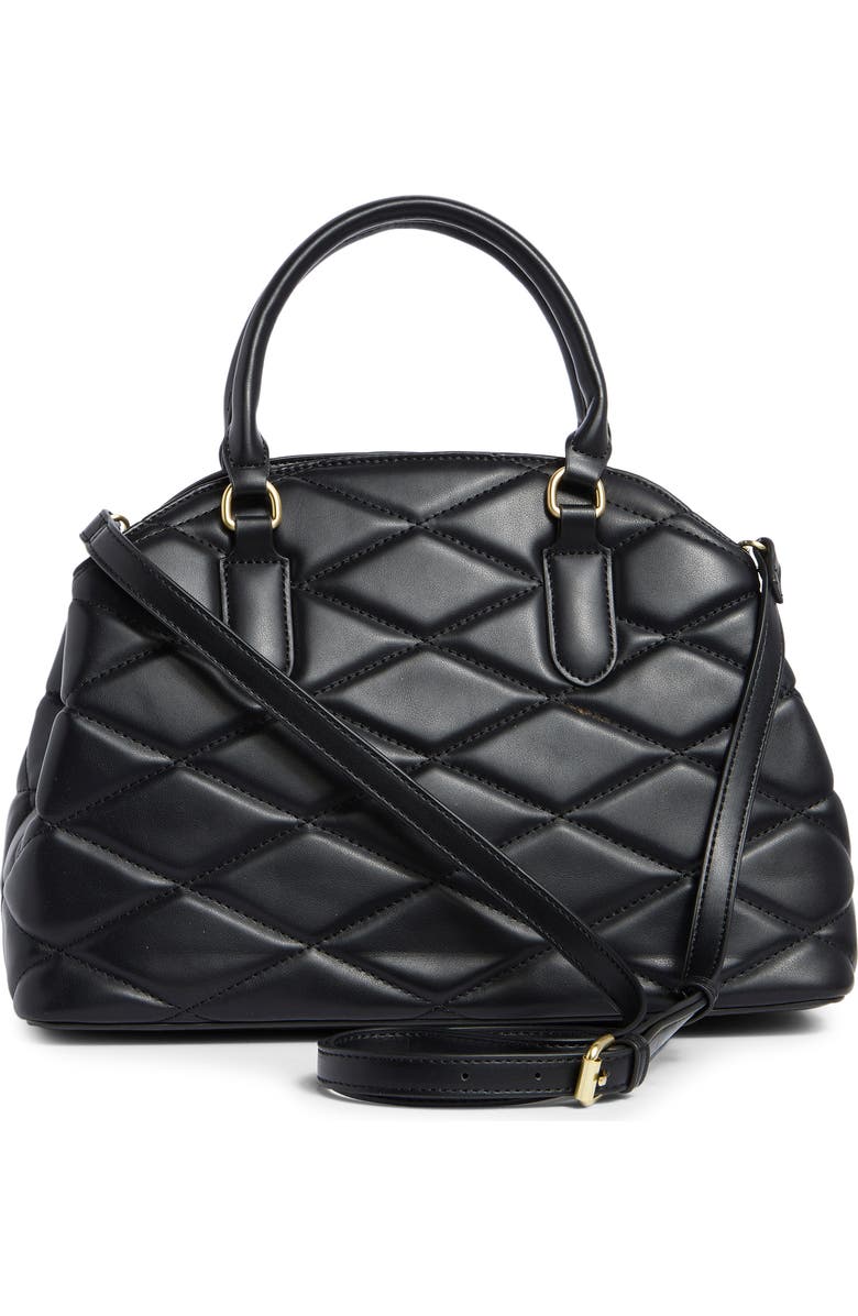 BCBG Quilted Double Compartment Satchel, Alternate, color,