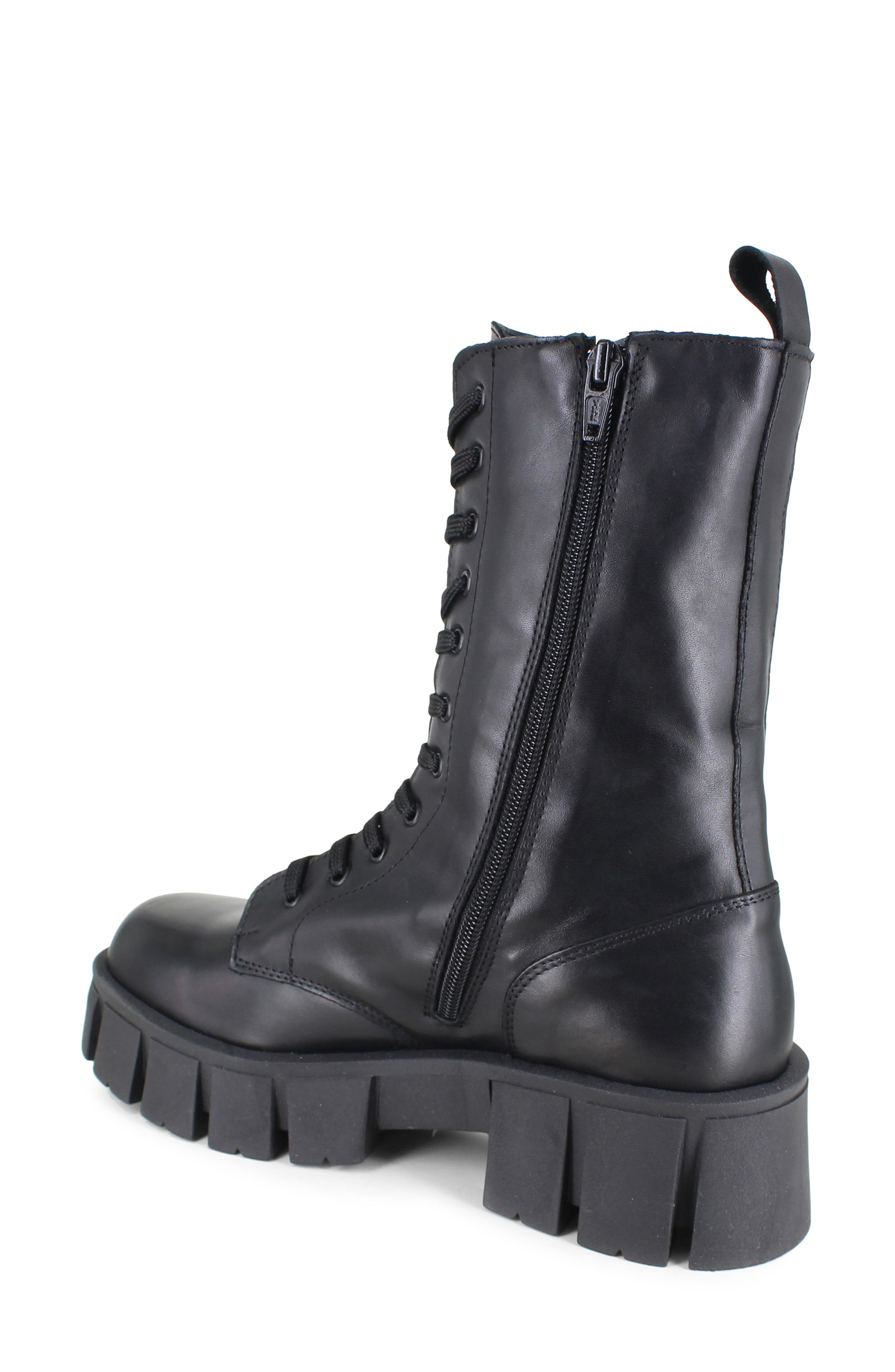 ZIGI Shainel Waterproof Combat Boot, Alternate, color, Black