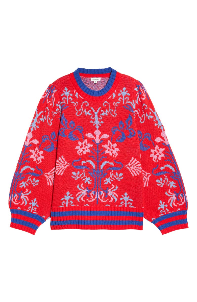 SUGARLIPS Almila Pattern Sweater, Alternate, color,