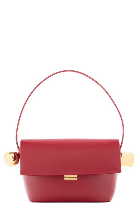 Le Rond Carré Leather Shoulder Bag