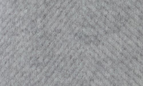 Theory Chevron Belted Wool Coat In Gray