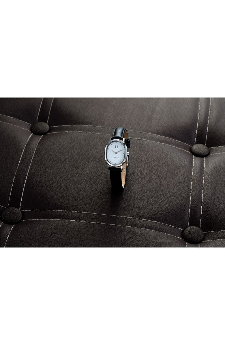 MVMT Carmel Oval Watch, 25mm, Alternate, color, Black