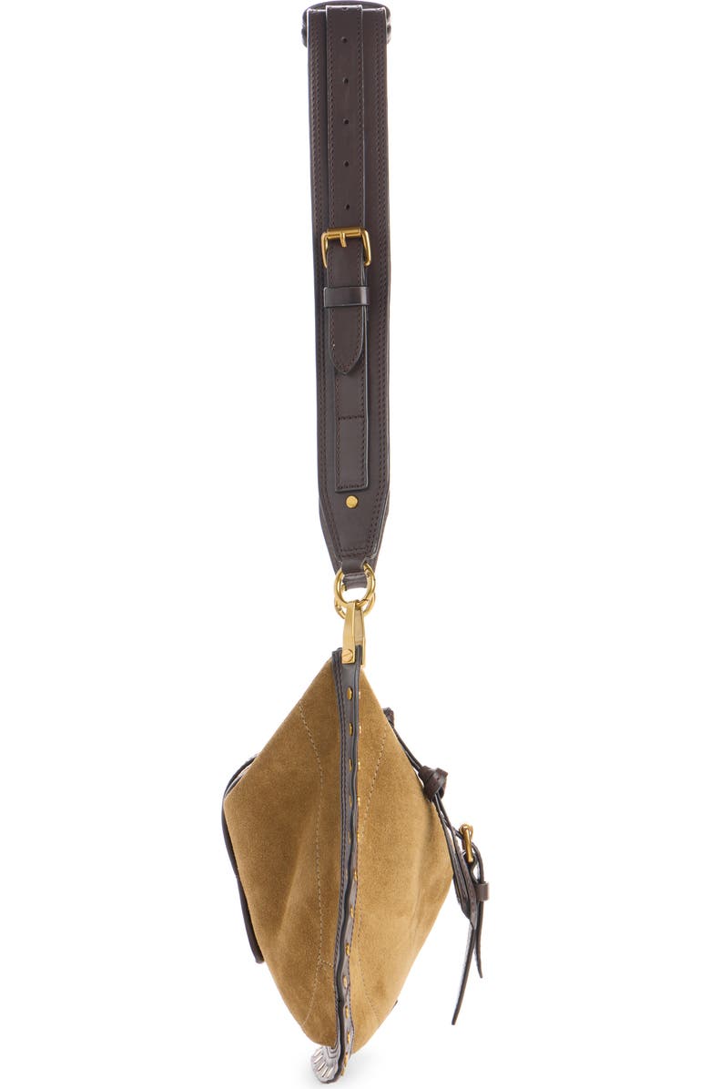 Isabel Marant Oskan Moon Bag, Alternate, color, Taupe
