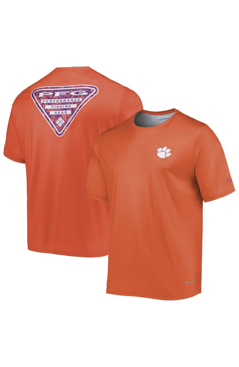 Columbia Men's Columbia Orange Clemson Tigers Terminal Tackle Omni-Shade T-Shirt, Main, color, Orange