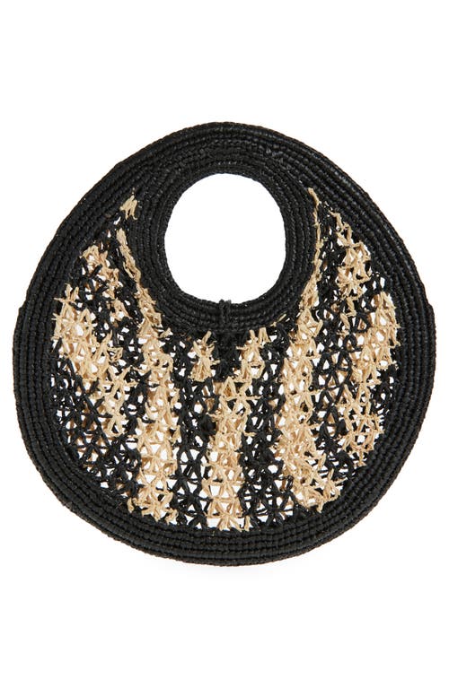 Jacquemus Le Petit Round Spiaggia Raffia Tote Bag