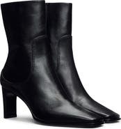 Reformation Claudette Leather Ankle Boot