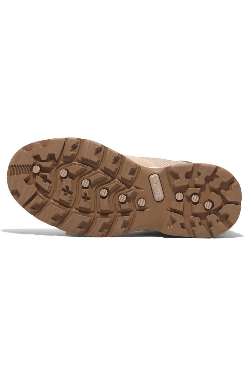 Timberland Ledge Mid Waterproof Hiking Boot, Alternate, color, Light Beige Suede