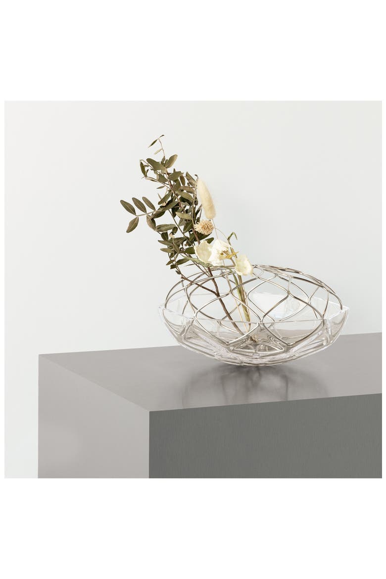 Bloom Low Vase, Alternate, color, CLEAR