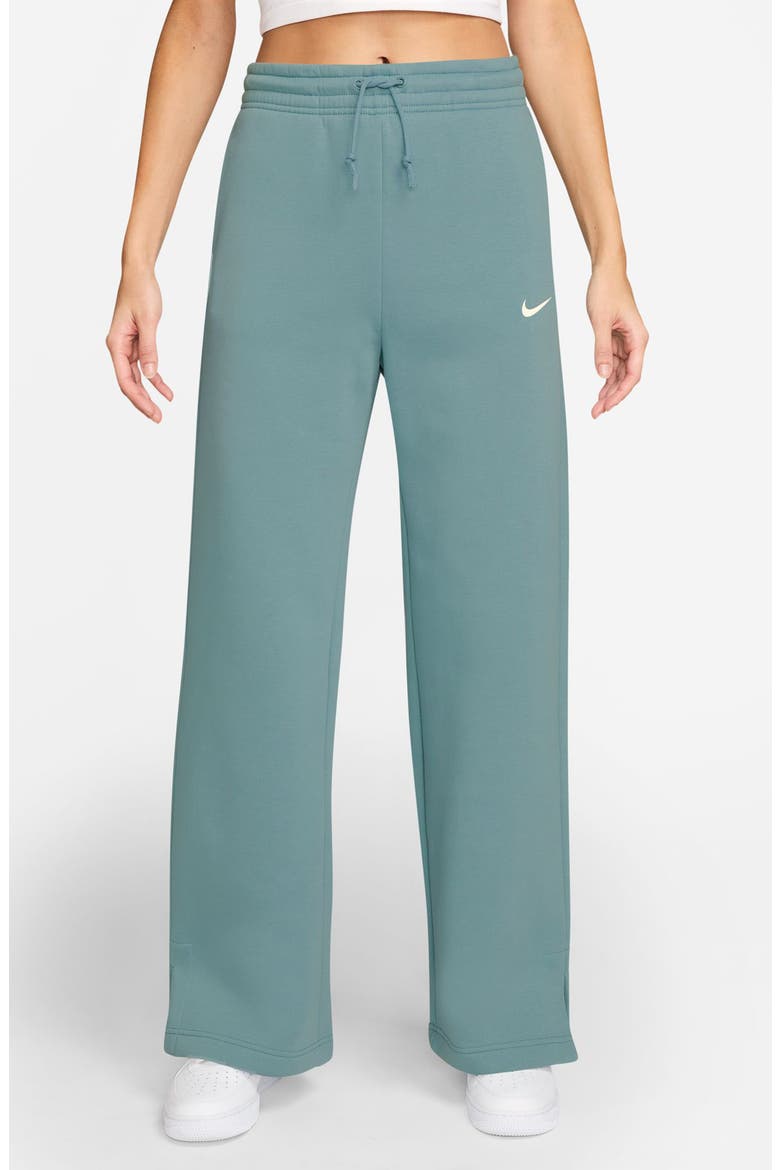 Sportswear Phoenix High Waist Wide Leg Sweatpants, Main, color, CANNON/ SAIL