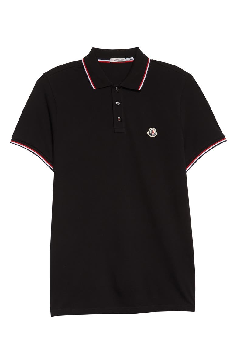 Moncler Tipped Piqué Polo, Alternate, color, 