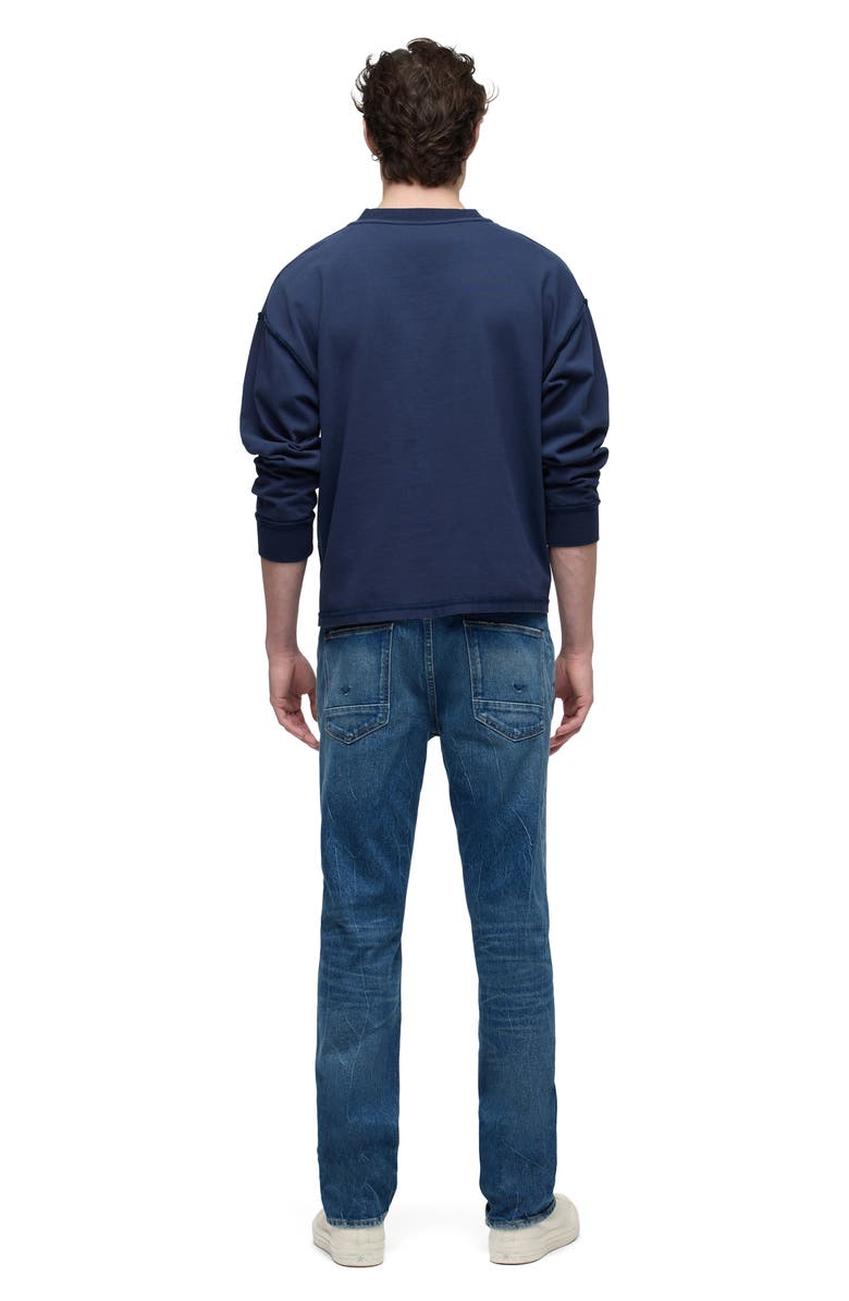 Hudson Jeans Blake Slim Straight Leg Jeans, Alternate, color, Blue Horizon