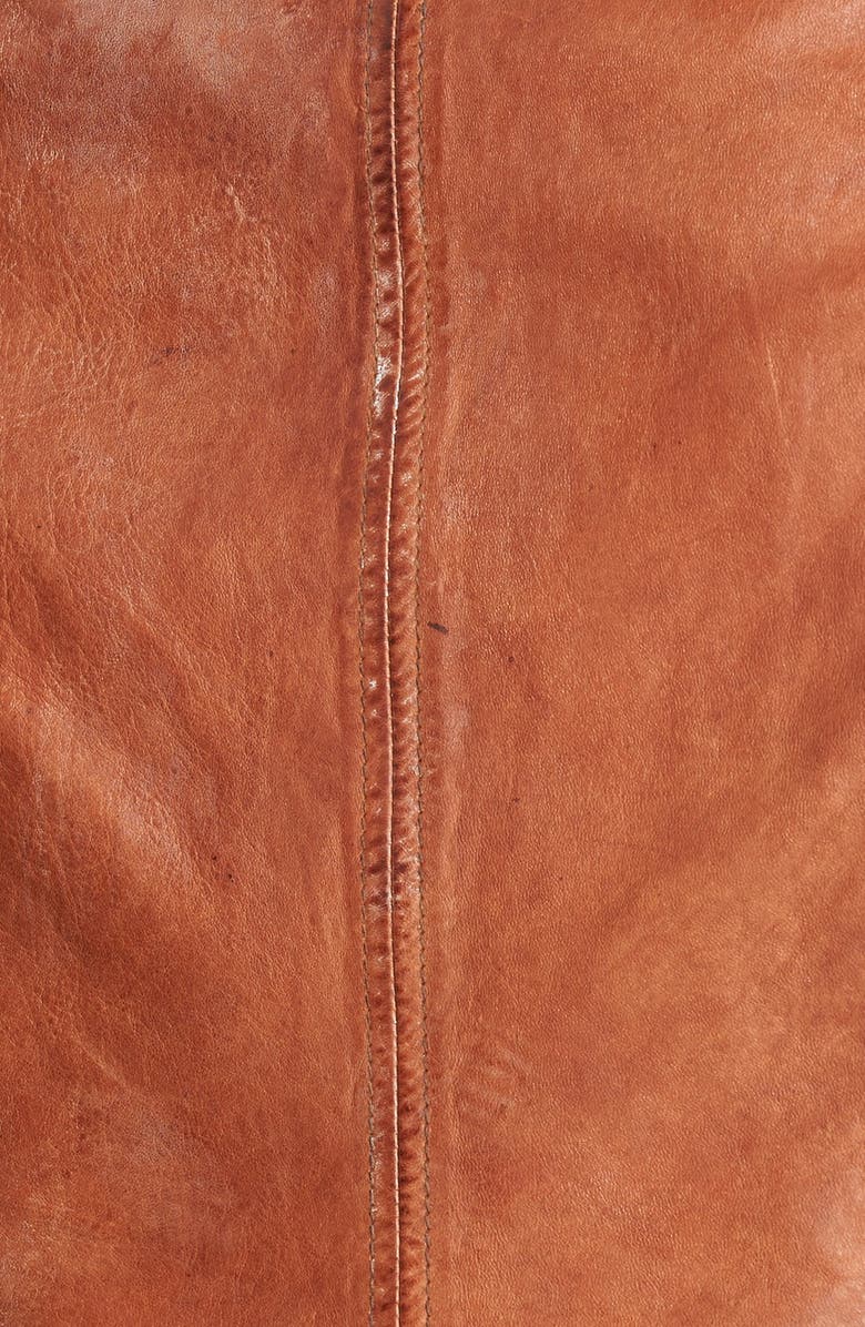 Bernardo Leather Moto Jacket, Alternate, color, 