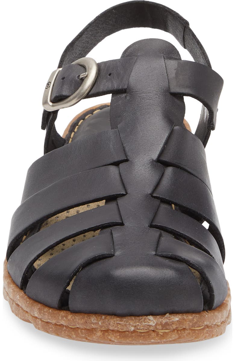 Børn Tilia Fisherman Sandal, Alternate, color, Black Leather