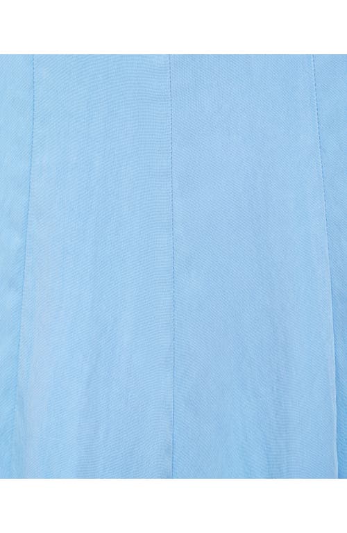Mango Sleeveless Minidress In Blue