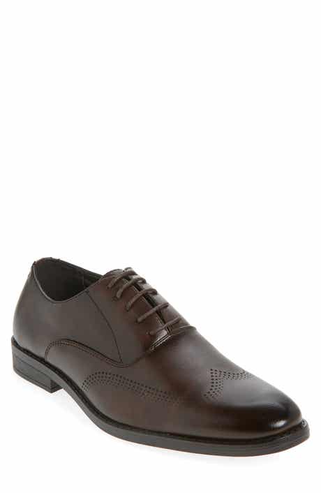 GEOFFREY BEENE Faux Leather Oxford