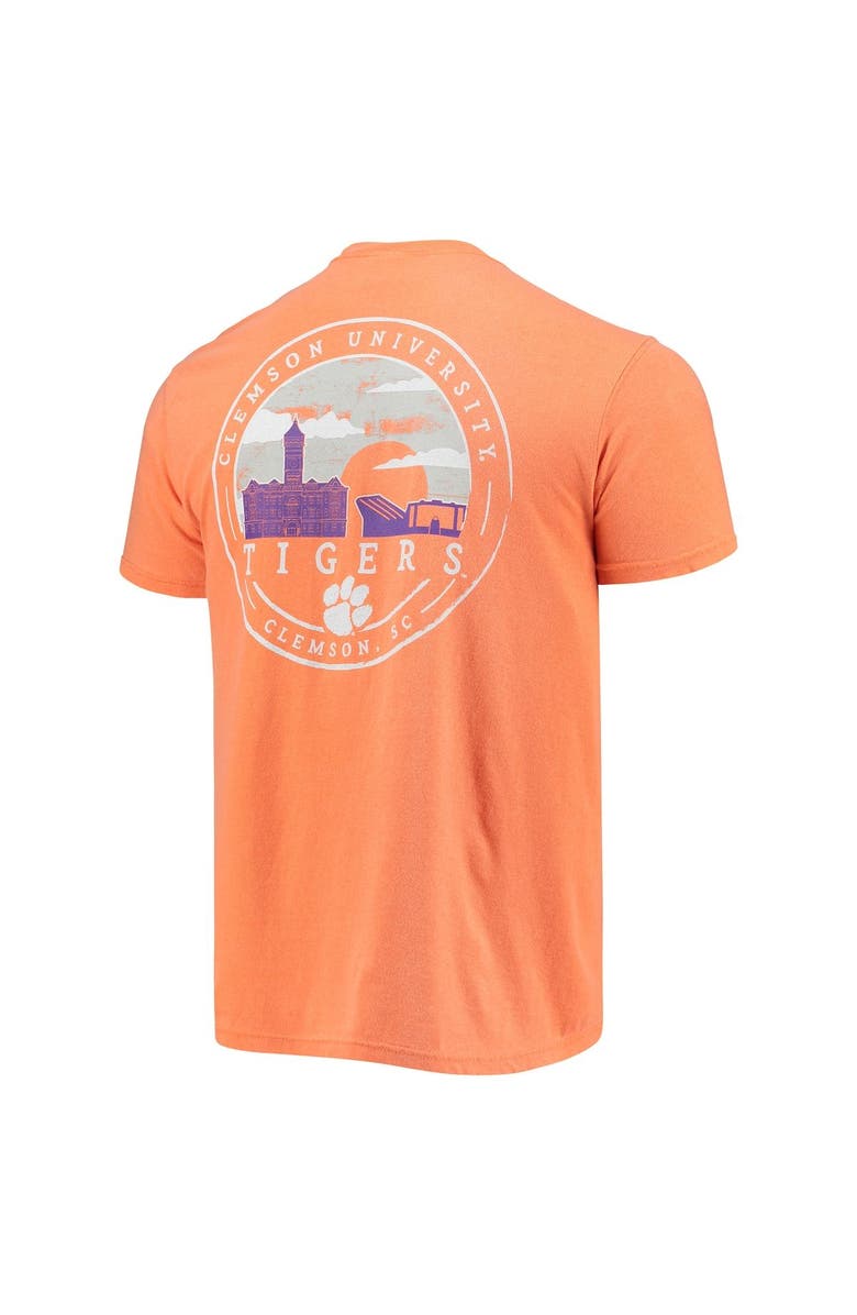 IMAGE ONE Men's Orange Clemson Tigers Circle Campus Scene T-Shirt, Alternate, color,