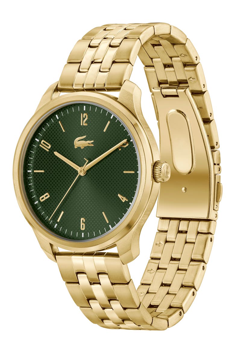 Libson Bracelet Watch, 42mm, Alternate, color, GREEN