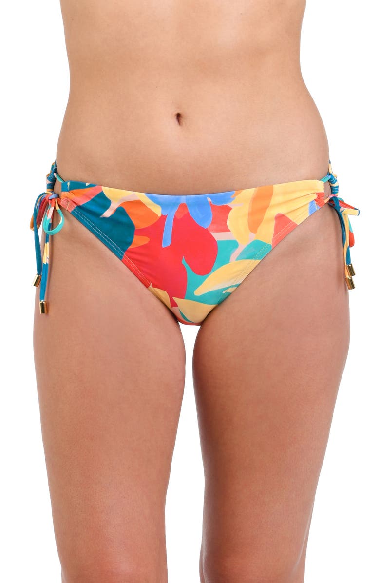 La Blanca Fantasy Resort Bikini Bottoms, Alternate, color, Orange Multi