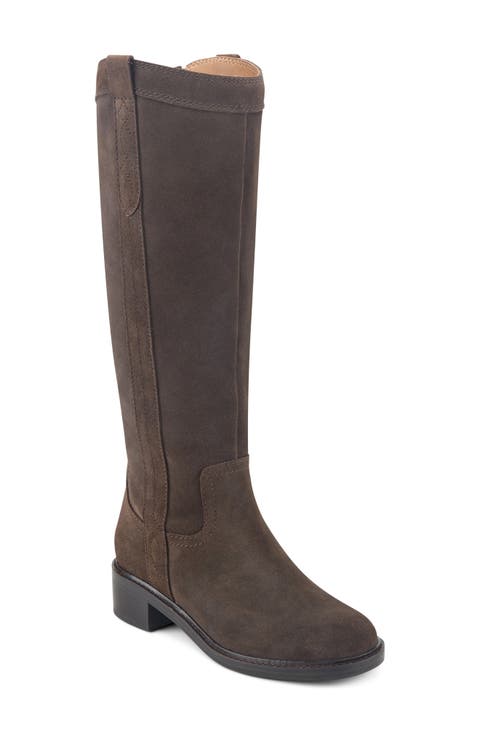 Derran Leather Knee High Boot