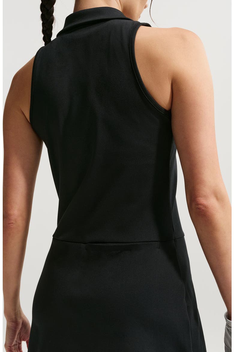 Golf Club Dri-FIT Sleeveless Dress, Alternate, color, BLACK/SAIL