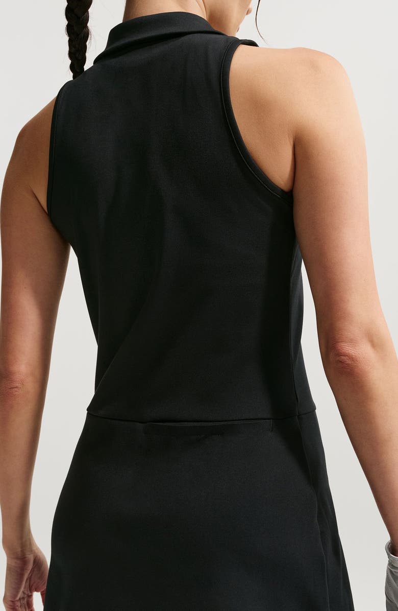 Nike Golf Club Dri-FIT Sleeveless Dress, Alternate, color, Black/Sail