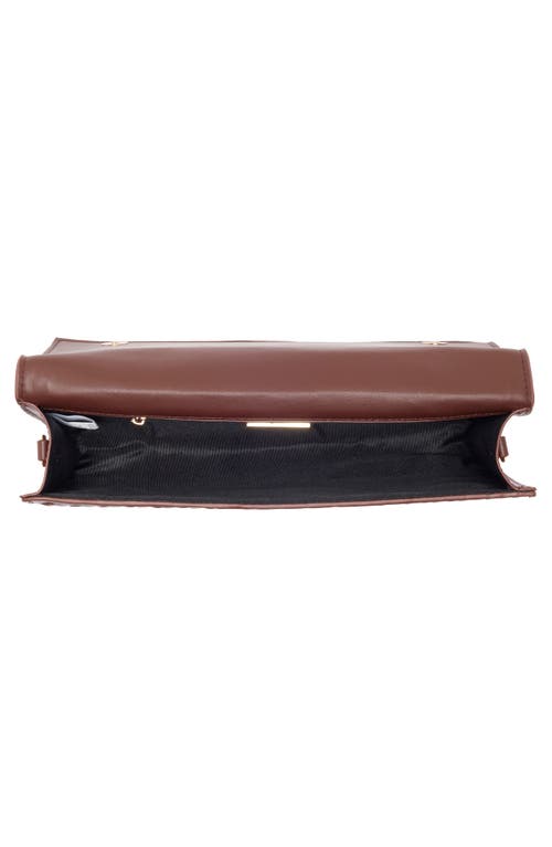 Urban Expressions Handbags Woven Convertible Clutch In Brown
