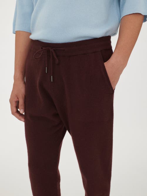 Gobi Mongolian Cashmere Cashmere Jogger In Decadent Chocolate