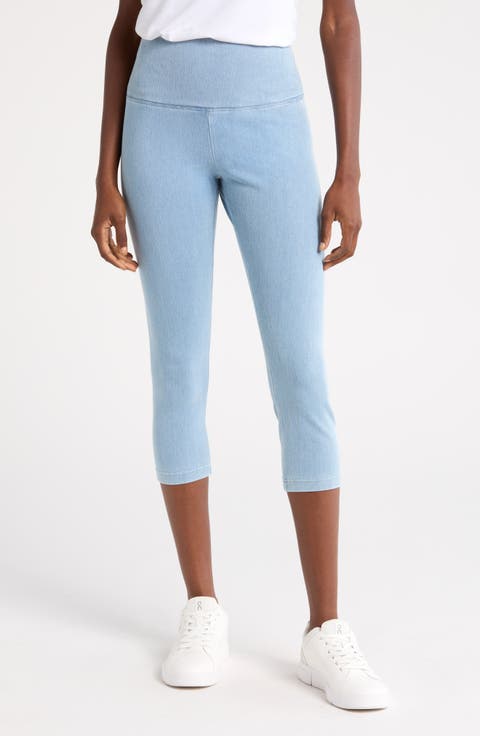 'Lyssentials Denim Capri Leggings
