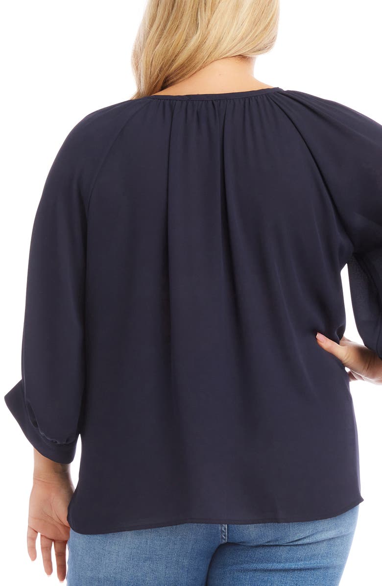 Karen Kane Blouson Sleeve Top, Alternate, color, 