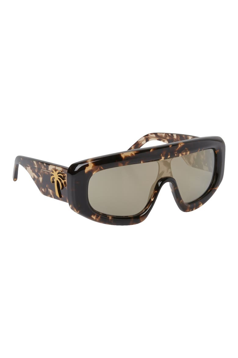 Carmel Geometric Sunglasses, Alternate, color, CRYSTAL HAVANA MIRROR BRO