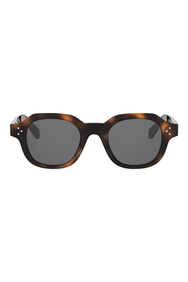 3 Dots 48mm Round Sunglasses, Main, color, BLONDE HAVANA / SMOKE