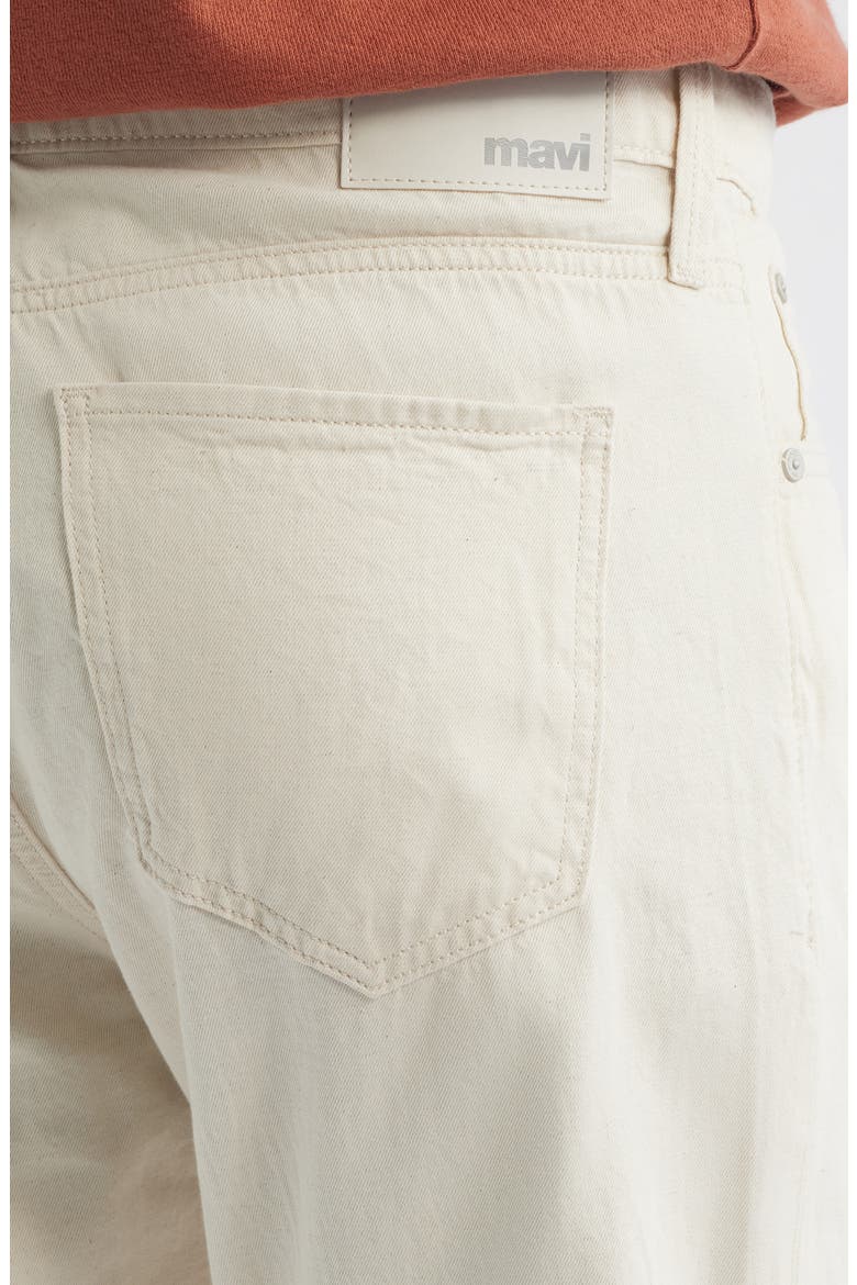 Zach Straight Leg Cotton & Linen Jeans, Alternate, color, ECRU LINEN DENIM