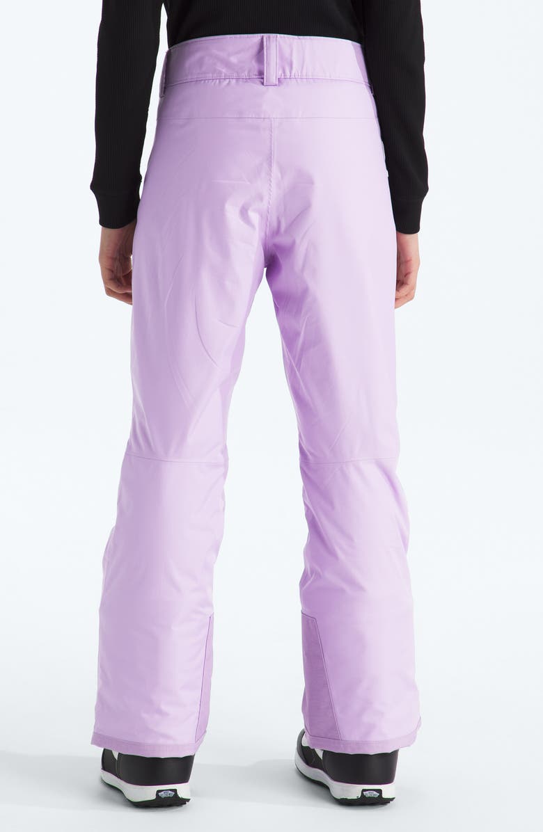 The North Face Kids' Freedom Waterproof Insulated Pants, Alternate, color, Lite Lilac
