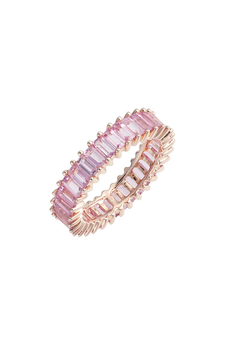 Dana Rebecca Designs Kristyn Kylie Pink Sapphire Eternity Ring, Main, color,
