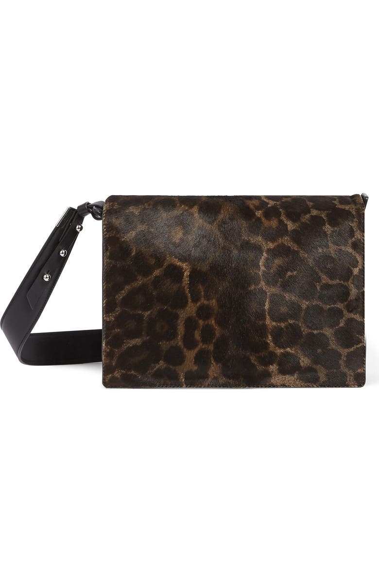 AllSaints Vincent Genuine Calf Hair Shoulder Bag, Alternate, color,