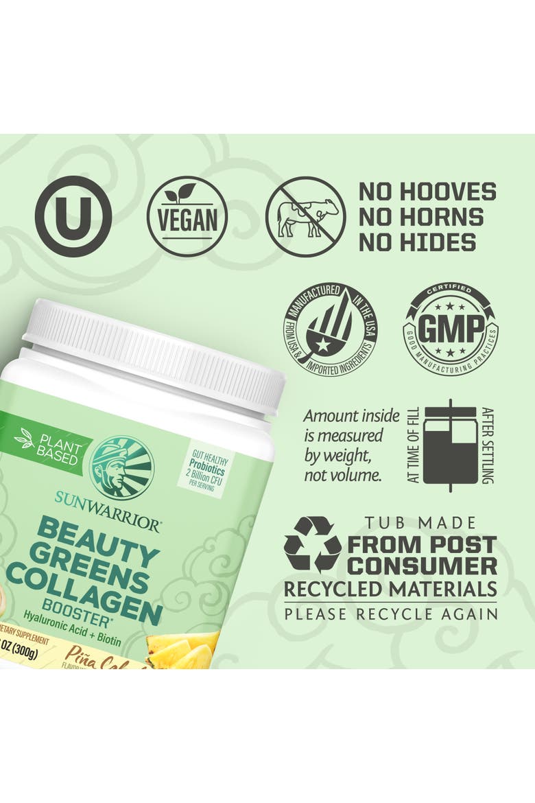 Beauty Greens Powder, 300gm, Alternate, color, Pina Colada