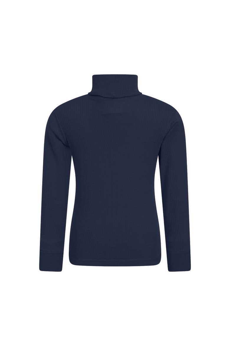 Childrens/Kids Talus Roll Neck Long-Sleeved Top, Alternate, color, Navy